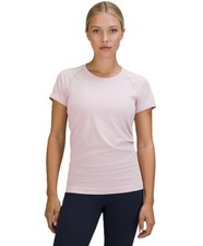 NWT LULULEMON Swiftly Short Sleeve Hip Length Pink Peony Size 8 10 12 68 Retail