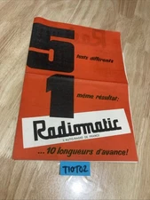 Radio Radiomatic 1959 Vintage Catalog Antique Prospectus Collection