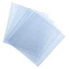 100Pack 16x8 Inch Shrink Wrap Bags Blue Clear Pvc Heat Shrink Wrap