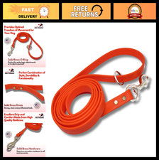 6ft Biothane Gummy Dog Training Leash - USA Made, Durable, Various Sizes  Color