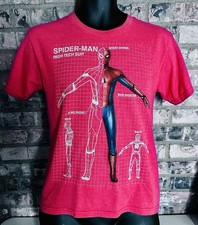 Marvel Spider-Man Homecoming T Shirt Kids Size XL 14-16 Red Short Sleeve