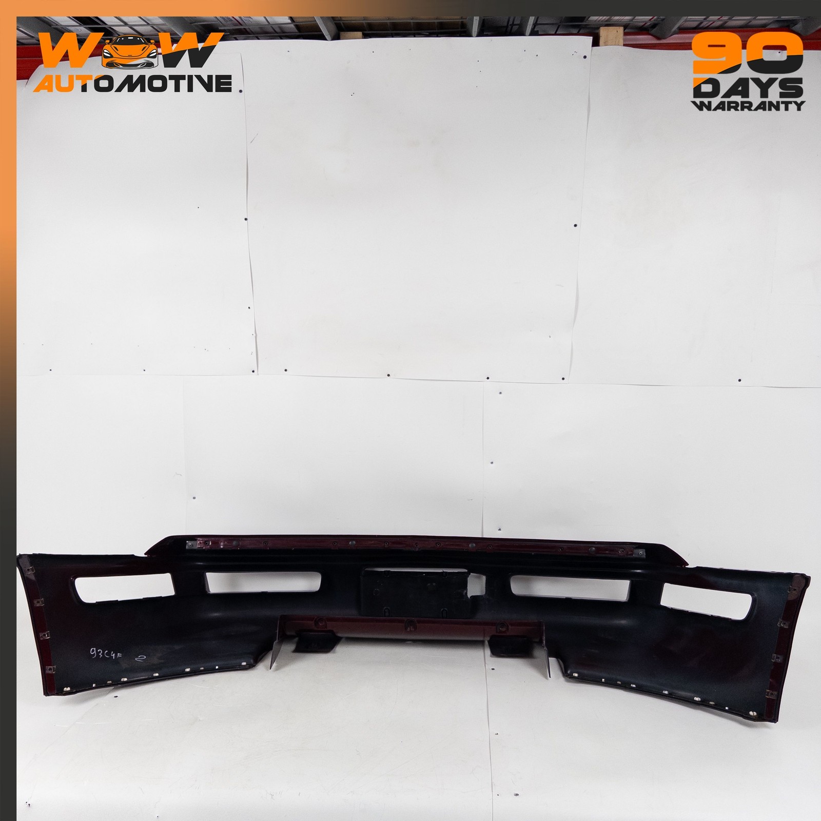 91-96 CHEVROLET CORVETTE C4 FRONT BUMPER COVER TRIM PANEL RED ASSEMBLY OEM