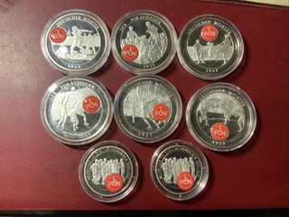 1. FC Nürnberg Medaillen Lot alle in PP