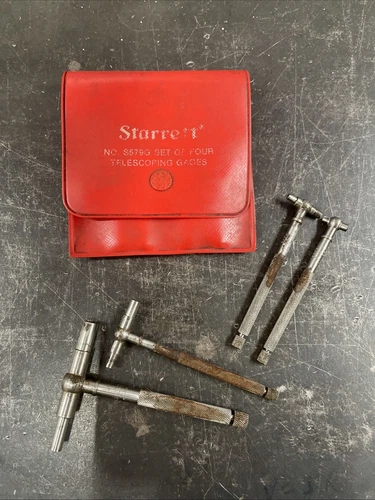 Starrett No. S579G Telescoping Gage Set - 4 Piece - Made in USA 5/16-2-1/8”