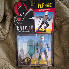 Kenner Batman The Animated Series Mr. Freeze Action Figure w Blaster & Backpack