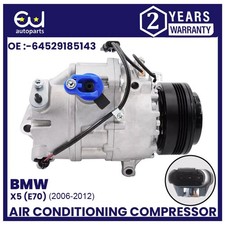 AIR CONDITIONING AC COMPRESSOR PUMP FOR BMW X5 E70 30i 2006-10 3.0 64529185143
