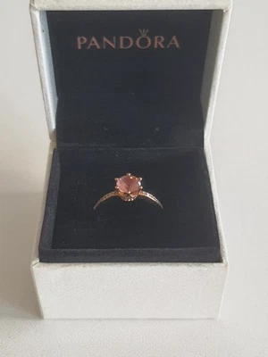 Original Pandora Damen Solitär Ring rosévergoldet Gr.54 OVP !!! TOP !!! - Bild 1 von 4