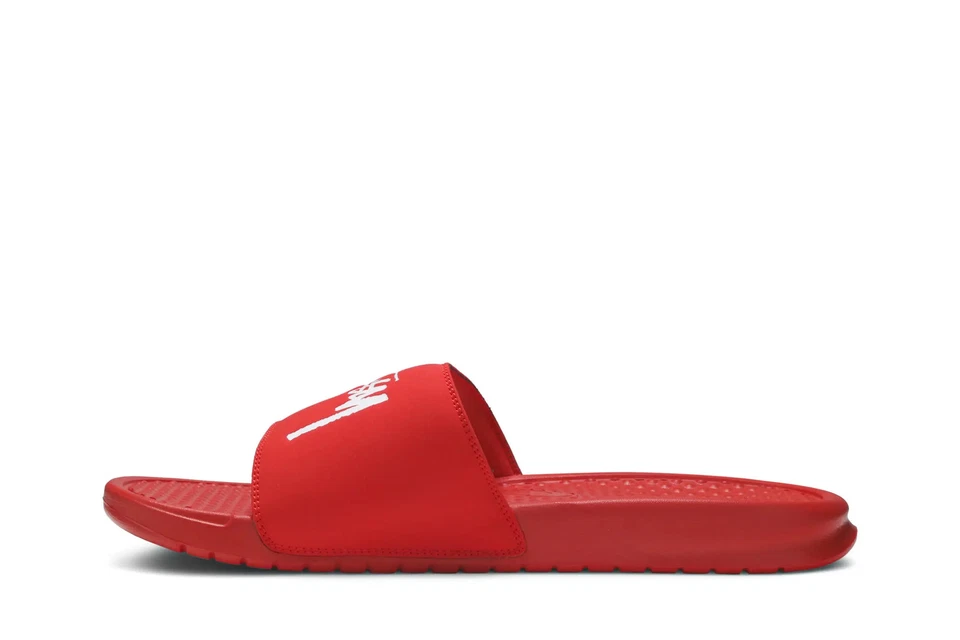 Nike Stussy x Benassi Habanero vermelho CW2787-600 disponível agora - Imagem 3 de 4