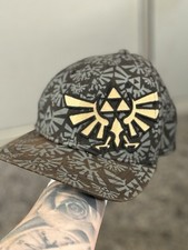 Zelda Hat Adult One Size Fits Most Black Cap Twilight Princess Hyrule 2010