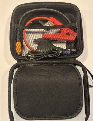 Smart Air Pump Car Jump Starter  and  Zipper case Model L8  Open Box