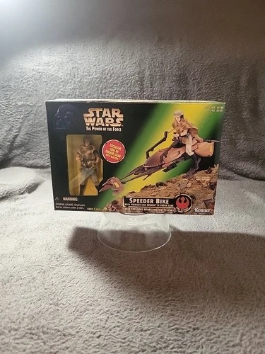 Star Wars Power of the Force Speeder Bike w/ Leia (Kenner, 1997) New