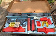 Vintage 1965 Ideal Motorific Giant Detroit Torture Track Slot Car Set Ships Free