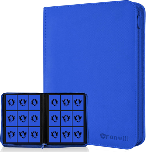 Premium Card Binder 9 Pocket, 360 Pockets Trading Card Holder Book, Premium PU C - Picture 11 of 12
