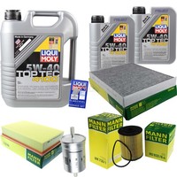Mann Inspektionspaket 7L Liqui Moly Top Tec 4100 5W-40 FüR VW Multivan V 3.2 V6