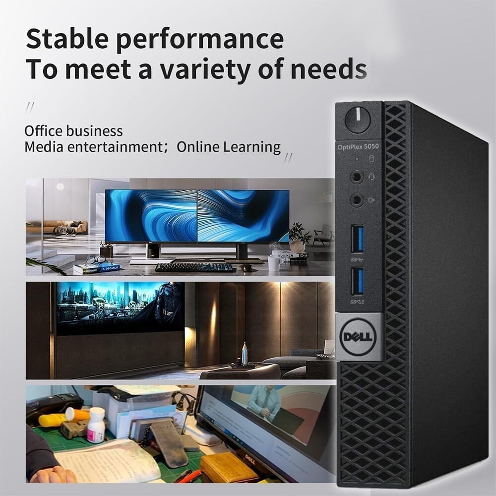 5050 FHD Dell OptiPlex Mini Desktop Computer PC 22 Intel Core i5