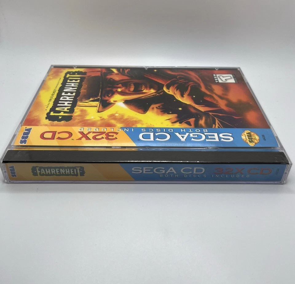 Fahrenheit Sega CD / 32X Factory Sealed Brand New Game W/ Hang Tab Mint !! - Image 3 of 4