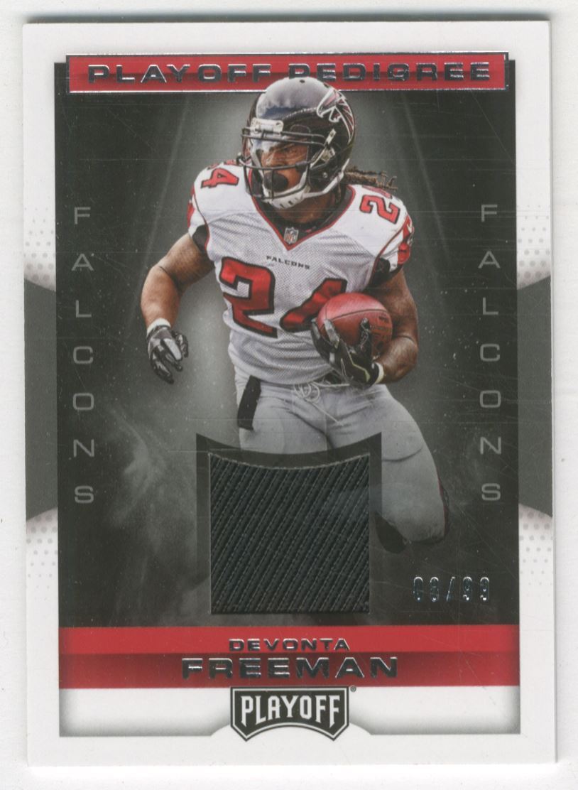 2017 Playoff Pedigree Jerseys 4 Devonta Freeman Jersey /99 eBay