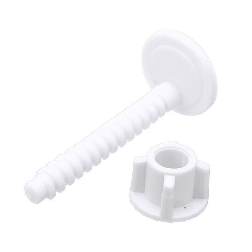 4x Toilet Seat Hinge Bolt Replaceable Screws Fixing Fitting Kit Repair Tool - Picture 8 of 10