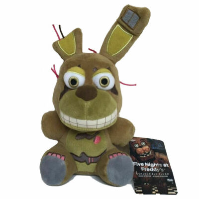 7'' FNAF Plush Toy Five Nights At Freddy's Springtrap BUNNY  Stofftier Spielzeug 