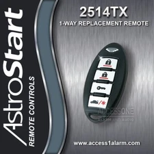 NEW AstroStart 2514-TX RS-614XR 1-Way Remote Control TX60A J5F-TX60A