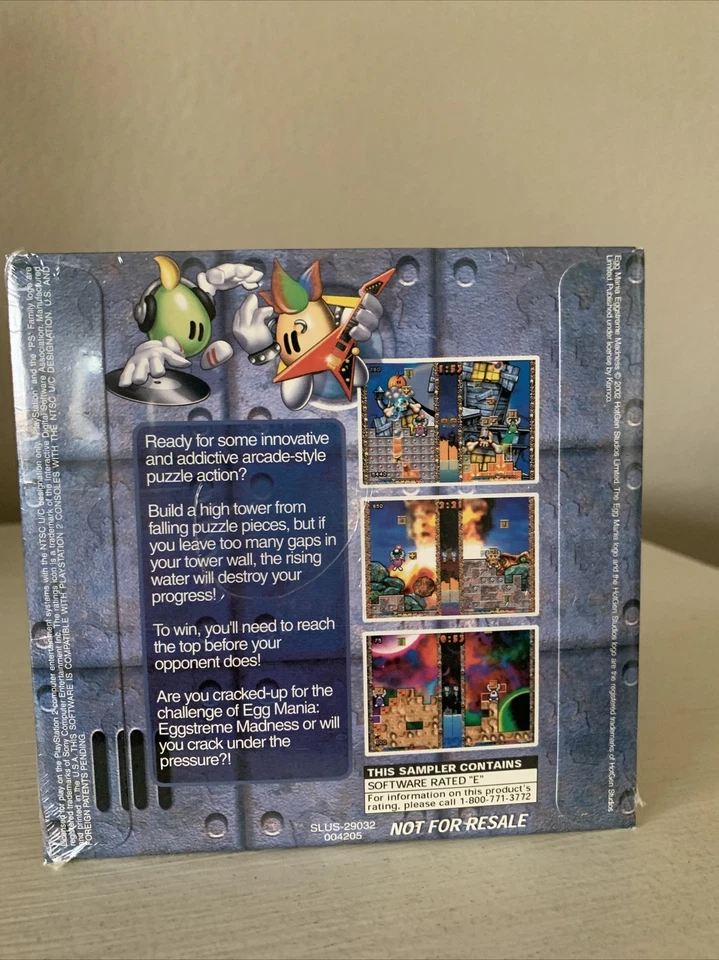 Egg Mania: Eggstreme Madness NOT FOR RESALE PS2 Demo Rare Sealed New VTG Read - Image 2 of 4