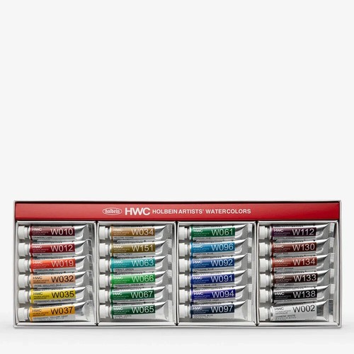 Holbien watercolour 5m 24 colour set FAST SHIPPING - Picture 3 of 3