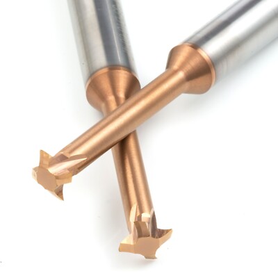 5pcs D4.85 Carbide Metric Thread Mill Cutter for Steel 60 Degrees thread
