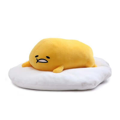 Gund Signature Soft 17'' Plush - Gudetama (The Lazy Egg) Laying Down