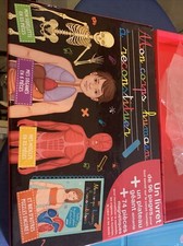 Jeu Mon corps humain à reconstituer livret 74 aimants magnets plateau Auzou TBE