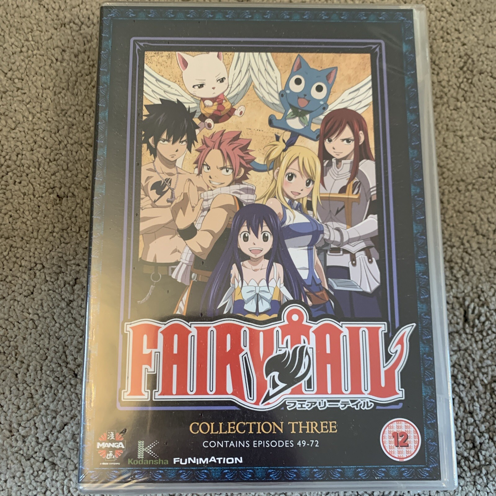 Fairy Tail - Collection Three (DVD, 2015) New Sealed