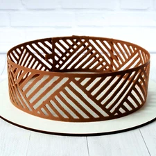 Plastic Chocolate Mold Hardanger Cake Border Stencil Cake Decorating Supplies