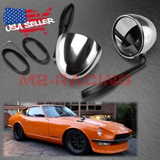 Universal Classic Chrome Hotrod Bullet Muscle Car Vintage Fender Side Mirror Set Universal Classic Chrome Hotrod Bullet Muscle Car Vintage Fender Side Mirror Set