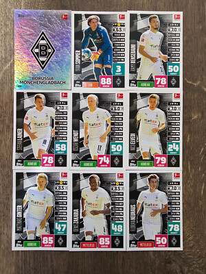 Match Attax Bundesliga 20/21 Team Borussia Mönchengladbach ( Alle 18 )