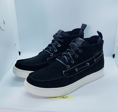 $150 Polo Ralph Lauren Chukka 100 Black  Suede Sneaker Boots Mens Size 9D NEW