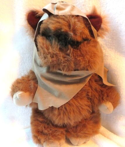 15” Wicket The Ewok with Hood, Stuffed, Plush Vintage 1983 from Kenner Star Wars