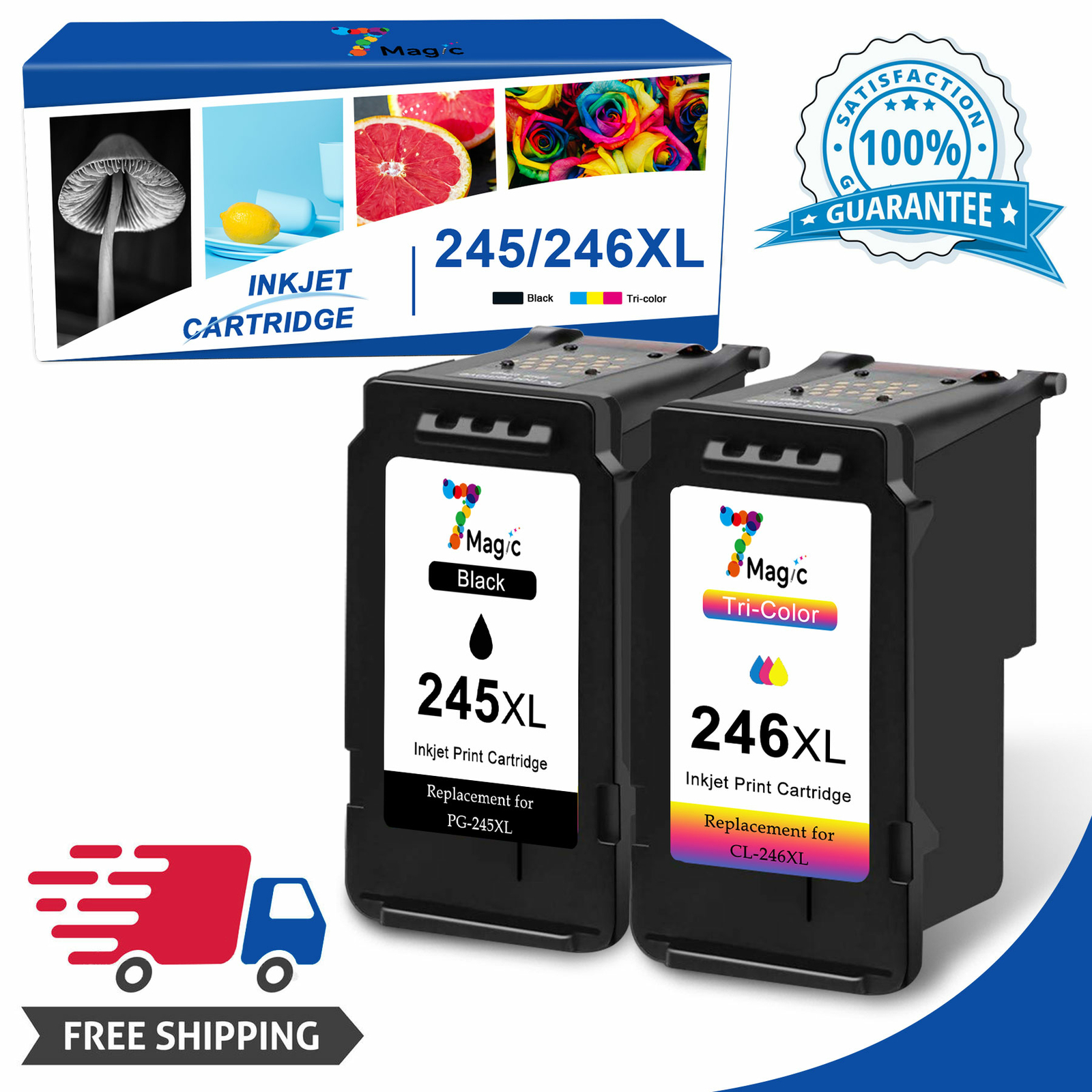 Pg 545 Canon Cartuccia Inchiostro Nero PG-245XL Compatibile Per Stampanti Canon PIXMA TS3120, MG2920, MX492, TR4520 E Altri Cartuccia Compatibile Canon - Foto 8