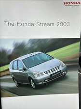 Honda Stream Car Sales Info Brochure Frameable 2003