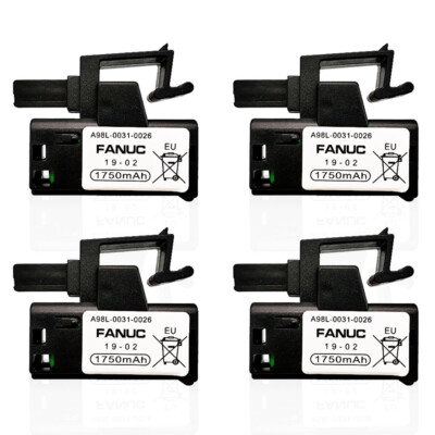  US!4pcs Brand New Fanuc A98L-0031-0026 Fanuc A02B-0309-K102 3V 1740mAh  Battery