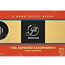 Gonzalez Bb Soprano Saxophone Reeds Strength 2, Box of 2