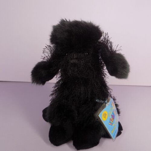 Ganz Webkinz Black Poodle Plush Stuffed Animal Toy HM191 With Sealed Code