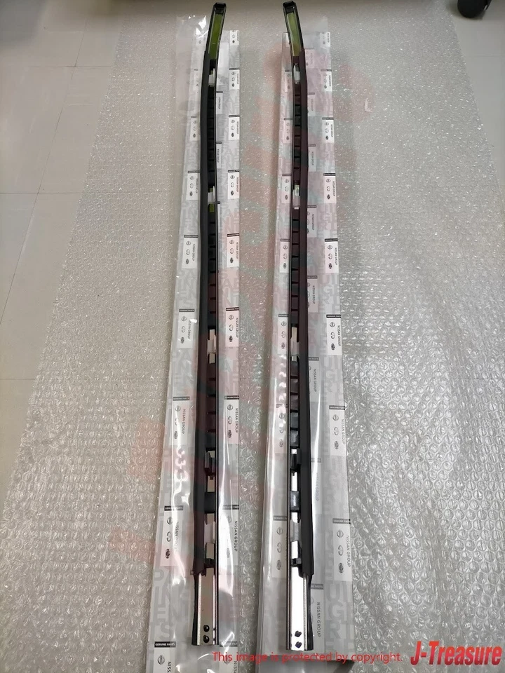 NISSAN 300ZX Z32 90-96 T-Top Genuine Front Windshield Side Molding RH LH Set OEM - Image 4 of 4