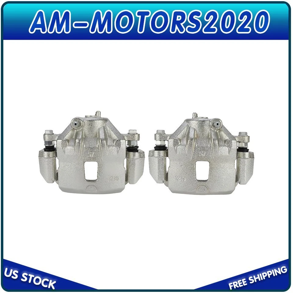 Par de pinzas de freno delanteras con soporte para Hyundai Sonata 2006 2007 2008 2009 2010 Foto 2 de 3