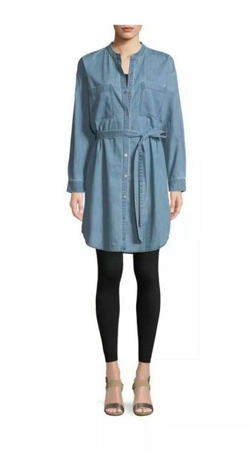 eileen fisher denim dress