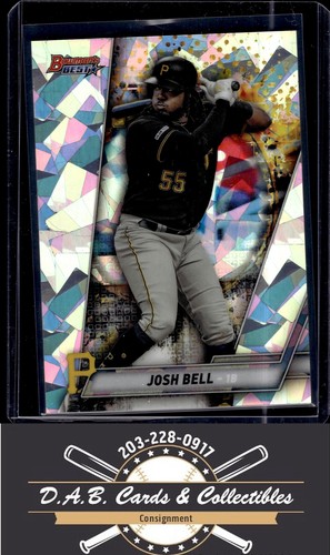 2019 Bowman's Best #17 Josh Bell Atomic Refractor Pittsburgh Pirates - 第 1/2 張圖片