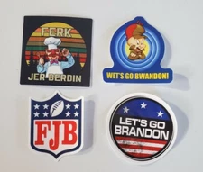 LET'S GO BRANDON STICKERS VARIETY PACK LOT OF 4