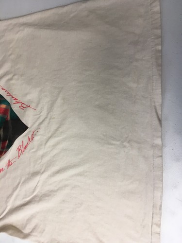 Vintage 90s Bhandara Under The Blanket Heart Art Graphic T Shirt Off White XL - Picture 10 of 12