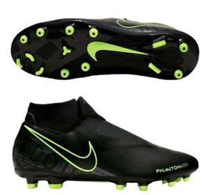 NIKE PHANTOM VISION VSN DF FG MG SOCCER CLEATS BLACK AO3258-007 NEW YOUTH SIZE 5 | eBay