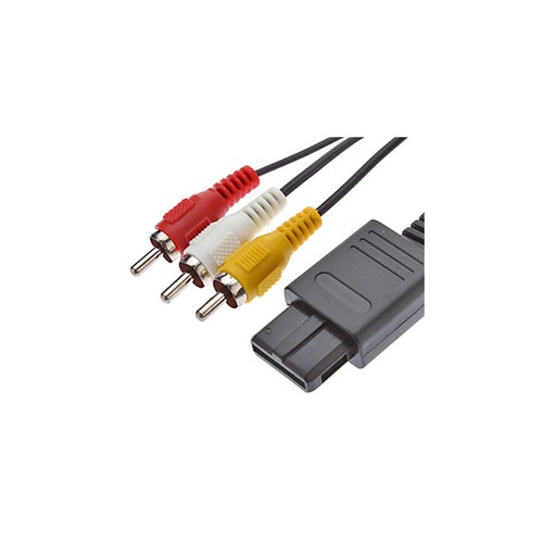 N64 6FT RCA AV TV Audio Video Stereo Cable Cord For NS 64 Gamecube SNES - Picture 6 of 7