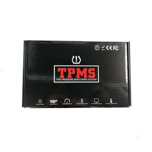 LCD LKW-Reifendruckkontrollsystem Solar TPMS Alarm Wireless + 6 Sensor System - Bild 6 von 12