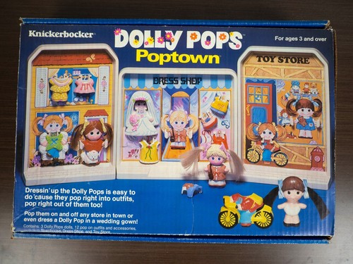 Vintage DOLLY POPS Poptown and Outdoor Playtime Playset, 1978 Knickerbocker - Picture 10 of 15